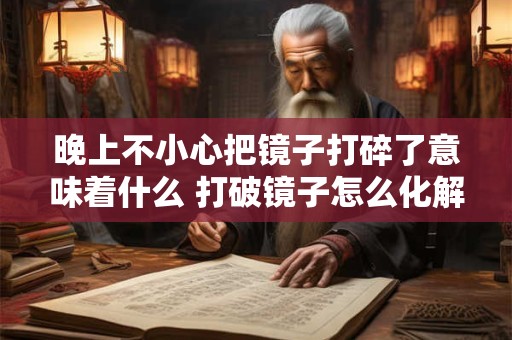 详细阅读:晚上不小心把镜子打碎了意味着什么 打破镜子怎么化解 晚上不小心把镜子打碎了意味着什么 打破镜子怎么化解