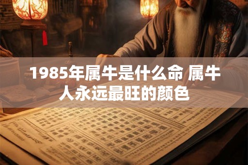 1985年属牛是什么命 属牛人永远最旺的颜色