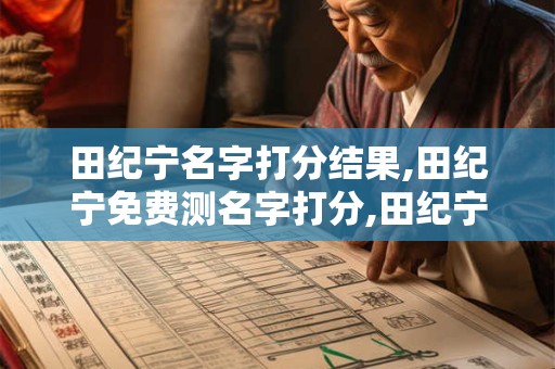 田纪宁名字打分结果,田纪宁免费测名字打分,田纪宁周易免费测名字打分