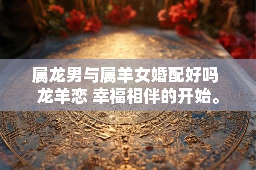 属龙男与属羊女婚配好吗 龙羊恋 幸福相伴的开始。