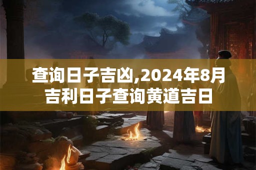 查询日子吉凶,2024年8月吉利日子查询黄道吉日