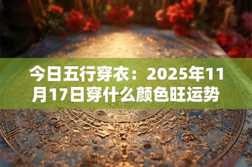 今日五行穿衣：2025年11月17日穿什么颜色旺运势