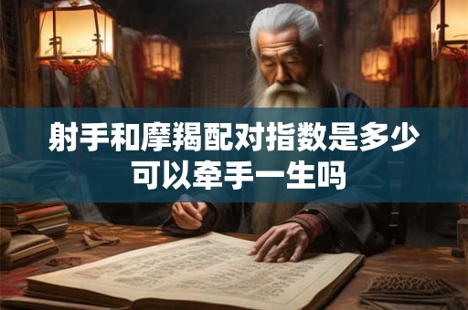 射手和摩羯配对指数是多少 可以牵手一生吗