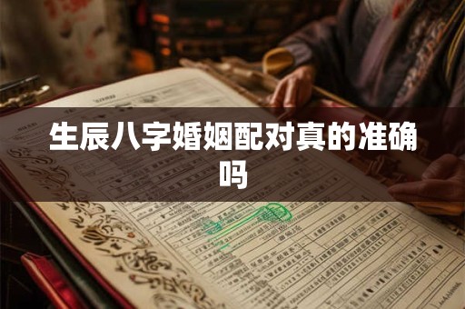 生辰八字婚姻配对真的准确吗