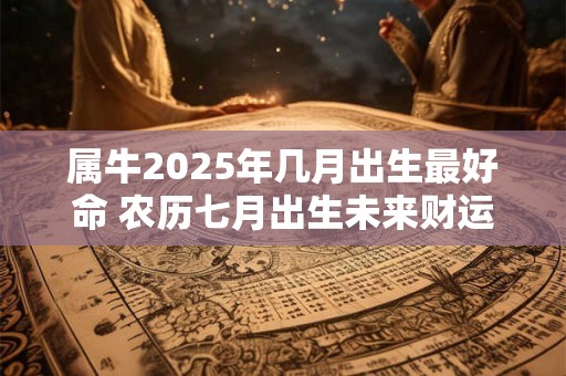 属牛2025年几月出生最好命 农历七月出生未来财运很好