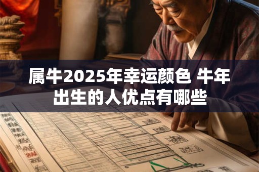 属牛2026年幸运颜色 牛年出生的人优点有哪些