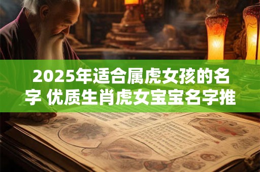 2025年适合属虎女孩的名字 优质生肖虎女宝宝名字推荐