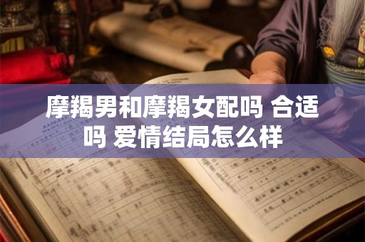 摩羯男和摩羯女配吗 合适吗 爱情结局怎么样