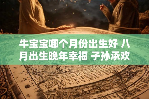 牛宝宝哪个月份出生好 八月出生晚年幸福 子孙承欢膝下