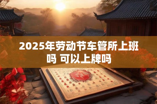 2026年劳动节车管所上班吗 可以上牌吗 2026年劳动节车管所上班吗 可以上牌吗