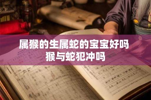 属猴的生属蛇的宝宝好吗 猴与蛇犯冲吗