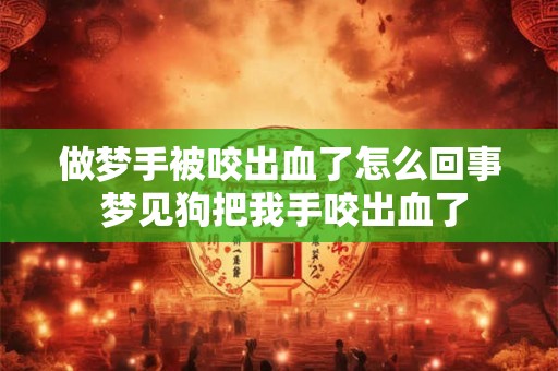 做梦手被咬出血了怎么回事 梦见狗把我手咬出血了