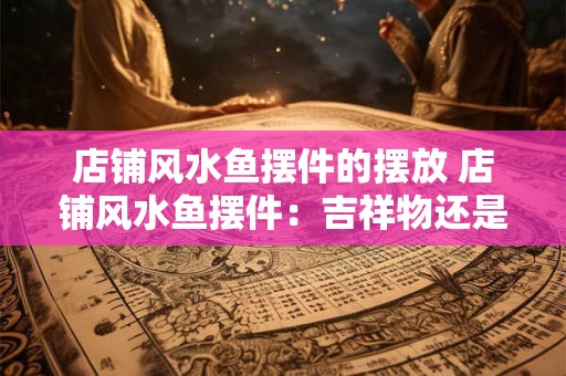 店铺风水鱼摆件的摆放 店铺风水鱼摆件：吉祥物还是招财猫