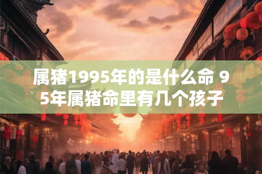 属猪1995年的是什么命 95年属猪命里有几个孩子