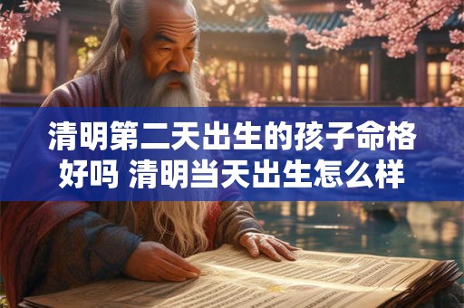 清明第二天出生的孩子命格好吗 清明当天出生怎么样