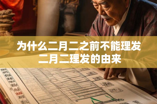 为什么二月二之前不能理发 二月二理发的由来