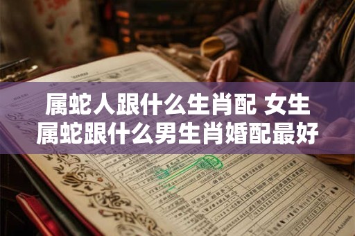 属蛇人跟什么生肖配 女生属蛇跟什么男生肖婚配最好