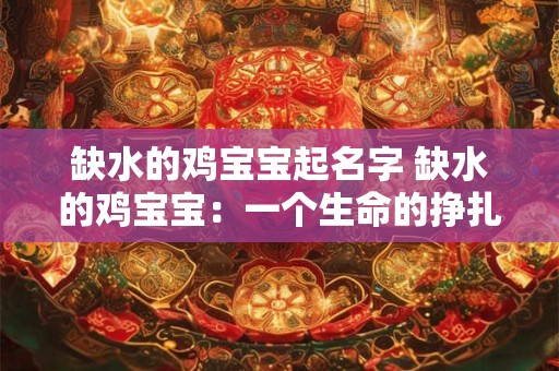 缺水的鸡宝宝起名字 缺水的鸡宝宝：一个生命的挣扎与重生