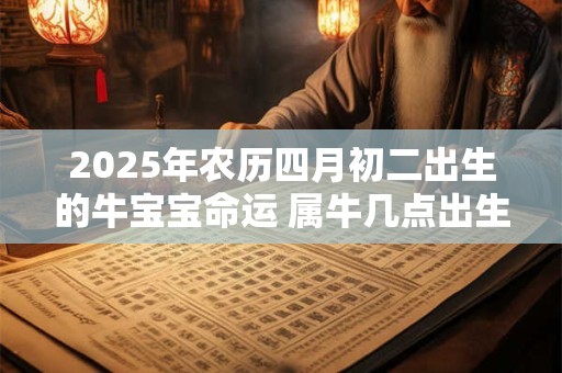 2025年农历四月初二出生的牛宝宝命运 属牛几点出生好命