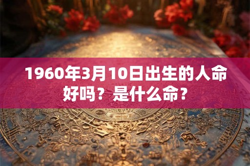 1960年3月10日出生的人命好吗？是什么命？