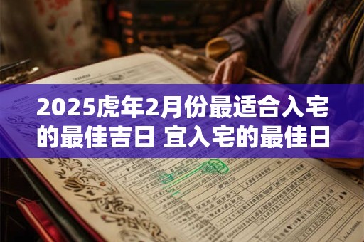 2025虎年2月份最适合入宅的最佳吉日 宜入宅的最佳日期