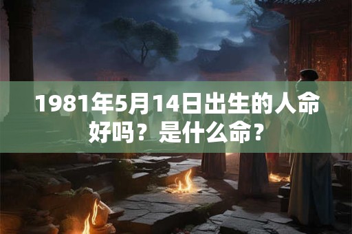 1981年5月14日出生的人命好吗？是什么命？