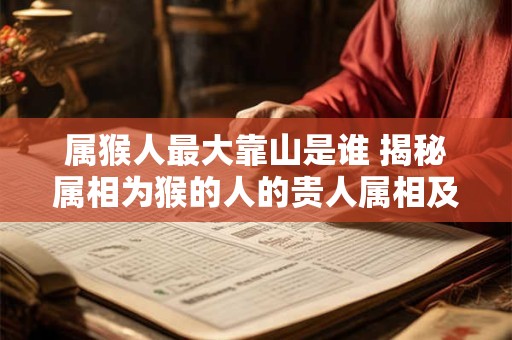 属猴人最大靠山是谁 揭秘属相为猴的人的贵人属相及重要支持者