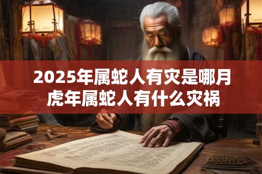 2026年属蛇人有灾是哪月 虎年属蛇人有什么灾祸