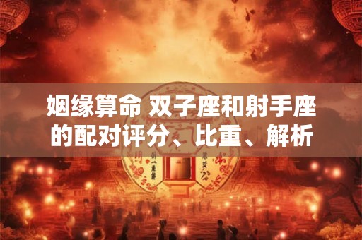 姻缘算命 双子座和射手座的配对评分、比重、解析
