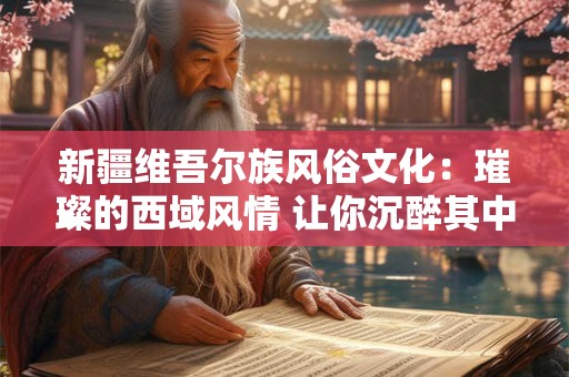 新疆维吾尔族风俗文化:璀璨的西域风情 让你沉醉其中! 新疆维吾尔族风俗文化:璀璨的西域风情 让你沉醉其中!