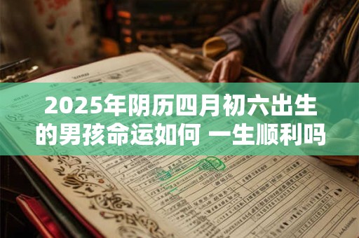 2025年阴历四月初六出生的男孩命运如何 一生顺利吗