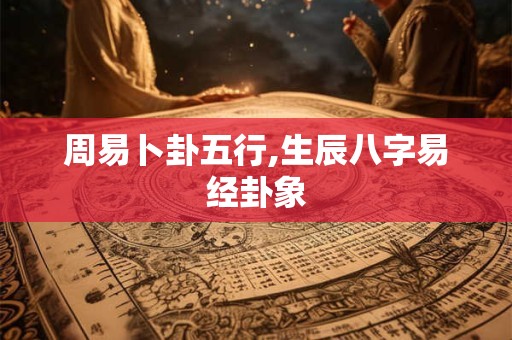 周易卜卦五行,生辰八字易经卦象
