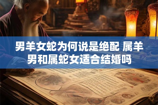 男羊女蛇为何说是绝配 属羊男和属蛇女适合结婚吗