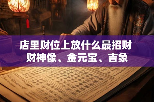 店里财位上放什么最招财 财神像、金元宝、吉象