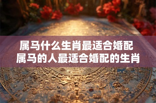 属马什么生肖最适合婚配 属马的人最适合婚配的生肖有哪些