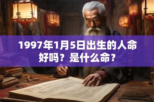 1997年1月5日出生的人命好吗？是什么命？