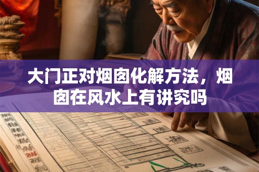大门正对烟囱化解方法，烟囱在风水上有讲究吗