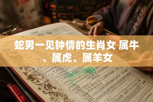蛇男一见钟情的生肖女 属牛、属虎、属羊女