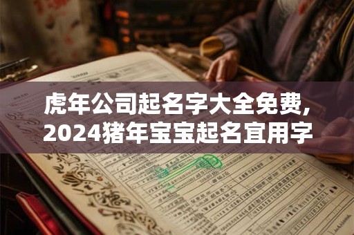 虎年公司起名字大全免费,2024猪年宝宝起名宜用字带注释