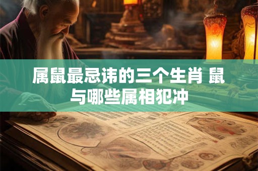 属鼠最忌讳的三个生肖 鼠与哪些属相犯冲