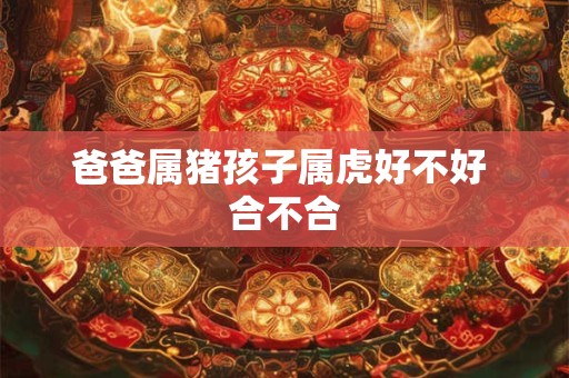 爸爸属猪孩子属虎好不好 合不合