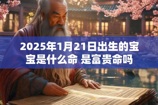 2025年1月21日出生的宝宝是什么命 是富贵命吗