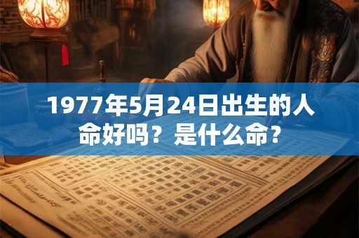 1977年5月24日出生的人命好吗？是什么命？