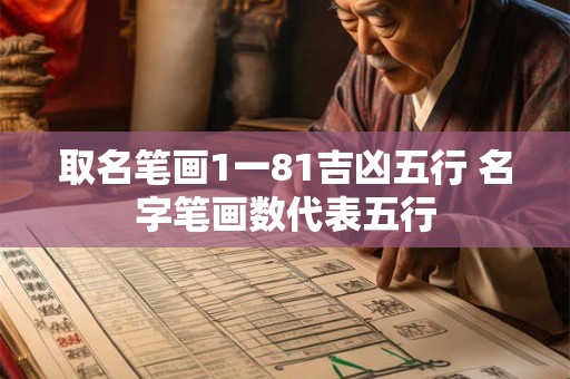 取名笔画1一81吉凶五行 名字笔画数代表五行