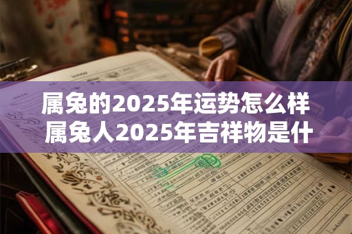 属兔的2025年运势怎么样 属兔人2025年吉祥物是什么