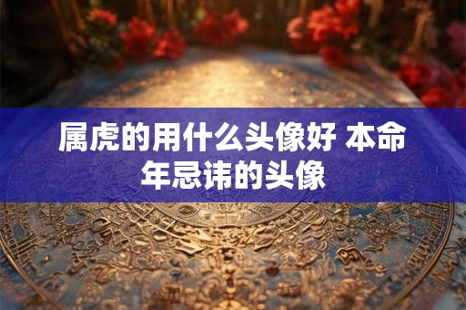 属虎的用什么头像好 本命年忌讳的头像 属虎的用什么头像好 本命年忌讳的头像