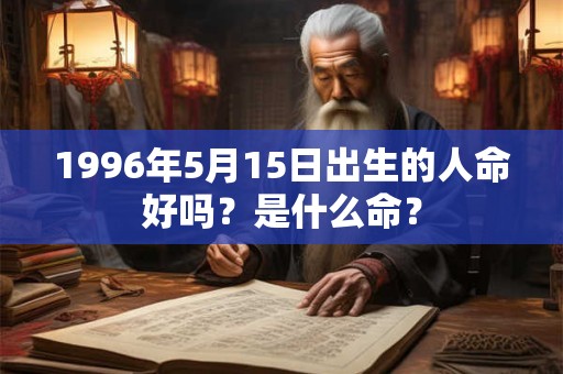 1996年5月15日出生的人命好吗？是什么命？