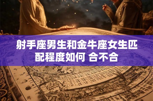 射手座男生和金牛座女生匹配程度如何 合不合