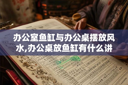 办公室鱼缸与办公桌摆放风水,办公桌放鱼缸有什么讲究