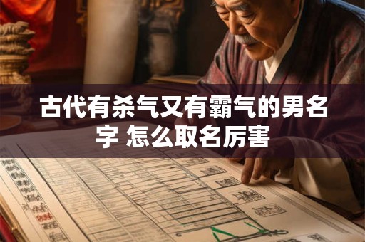 古代有杀气又有霸气的男名字 怎么取名厉害 古代有杀气又有霸气的男名字 怎么取名厉害